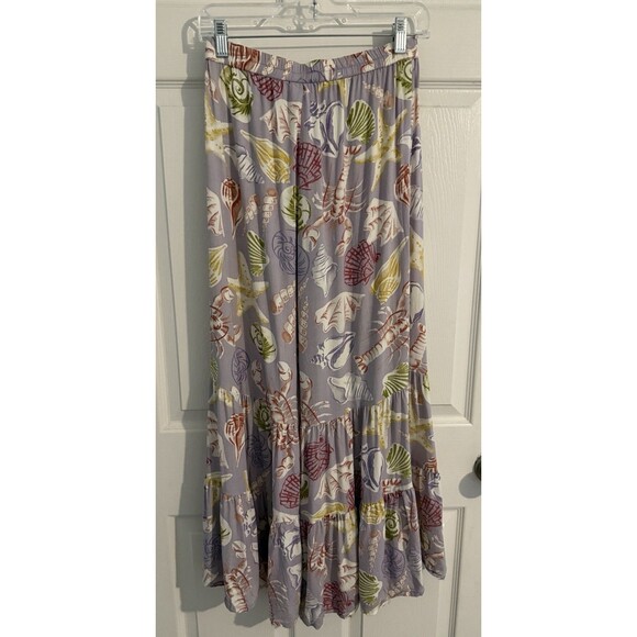 True Destinations Women's Wide-Leg Pants Bohemian Rayon Flare, Sz S Comfort - Picture 1 of 11